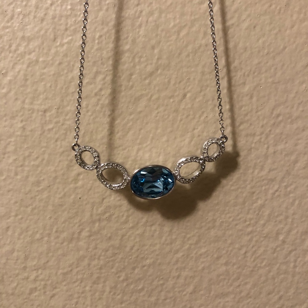 Swarovski Blue Crystal Necklace